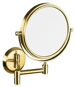 Kozmetikai tükör 18x25 cm rozsdamentes/arany