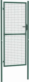 vidaXL zöld acél kerítéskapu 100 x 200 cm