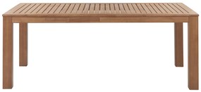 Világosbarna eukaliptusz étkezőasztal 190 x 105 cm MONSANO Beliani