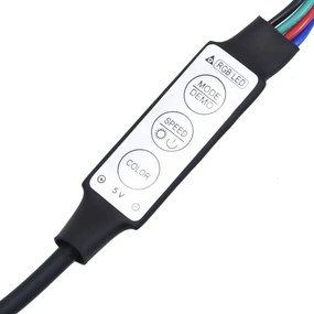 szürke sonoma szerelt fa LED-es fejtámla 200 x 18,5 x 103,5 cm