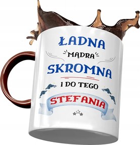 Bordó Bögre Stefánia Barátnőknek Ajándék Nyomtatott Fotóval