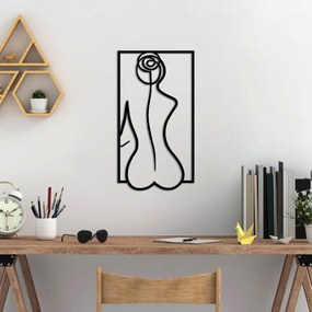 Fém fali dekoráció, 50×27 cm