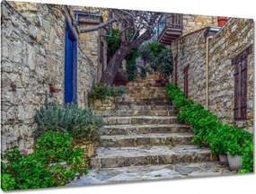 Festmények 120x80 Provence Lépcsők Kő