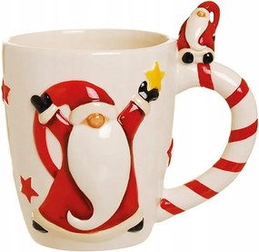 excelsa Mikulás világító bögre 350 ml 3D kő