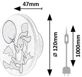 Rabalux 71100 - LED fali lámpa HOPPLY LED/9W/230V 3000/4000/6500K