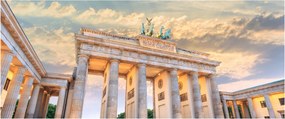 Kép - Brandenburgi kapu, Berlin, Németország (120x50 cm)