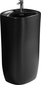 Mexen Irma 50 x 46 cm-es szabadon álló mosdókagyló, fekete matt - 26145170