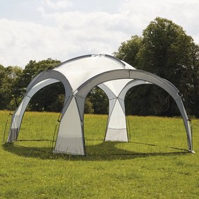 Szürke kerti pavilon 3,5x3,5 m