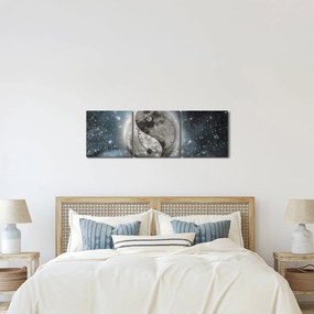 Kép - Kozmikus egyensúly (órával) (90x30 cm)