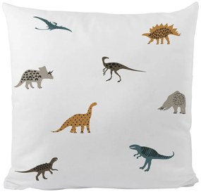 Pamut-szatén gyerek párnahuzat 45x45 cm Dino Friends – Butter Kings