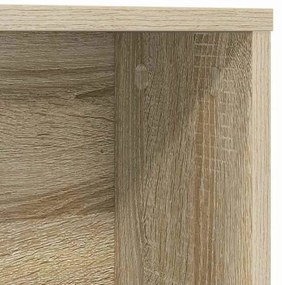 Asztal polcokkal sonoma tölgy 91 x 50 x 149 cm Faanyag