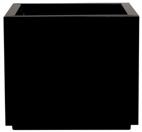 Szögletes önöntöző virágcserép STEEL PLUS, több változat - Hobby Flower méretek: 50 x 50 x 40, szín: antracit