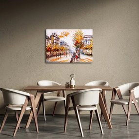 Kép - Utca Párizsban (70x50 cm)
