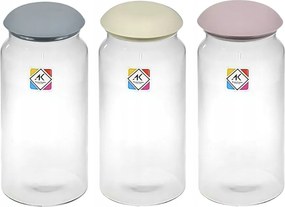 Konyhai üvegedény szett 3 db-os Szilikon Fedél 1350ml