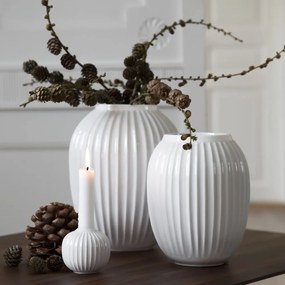 Hammershoi fehér agyagkerámia váza, magasság 25 cm - Kähler Design