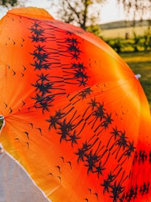 Narancsvörös napernyő GLEAM 180 cm