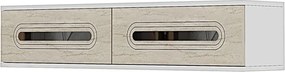 Rany 120 - White, Travertine, Silver