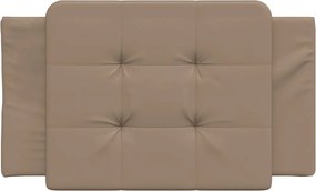 cappuccino színű műbőr fejtámla párna Zadar 90 cm