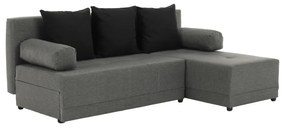 Sarokkanapé Mexx (szürke + fekete). 808325
