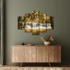 Kép - Vízesés, vintage (150x105 cm)