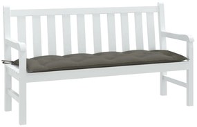 melange sötétszürke szövet kerti padpárna 150 x 50 x 7 cm
