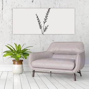 Kép - rét virág N⁰2 (120x50 cm)