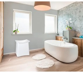 WENKO 22949100 - WING ülőke 45 x 48 cm fehér/fekete