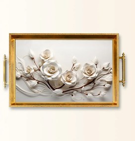 Üveg tálca, 38×24 cm – TPEA9935