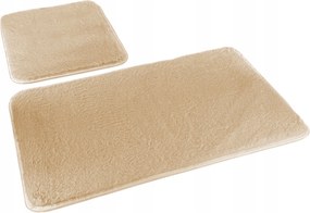 Fürdőszobaszőnyeg 2 részes Lombok Euromat bolyhos bézs