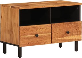 vidaXL tömör akácfa TV-szekrény 70 x 33 x 46 cm