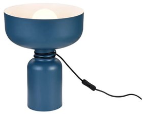 Klausen Klausen 108034 - Asztali lámpa ABEL 1xE27/11W/230V kék KS0126