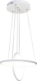 Rabalux beltéri led függeszték 37w 2300lm 4000k fehér donatella