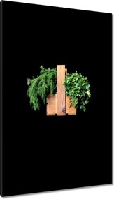 Vászonkép 80x120 Petrezselyem kapor gyógynövények