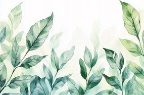 Fotótapéta Levelek Zöld Természet Hálószoba Nappali Tapéta Flizelina 400x280