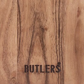 CUTTING CREW kis méretű vágódeszka bőr akasztóval 31 cm