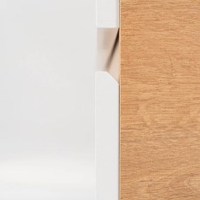 Vario Forte 80 alsó szekrény mosdóval tölgy-fehér