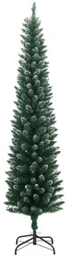 vékony műkarácsonyfa 300 LED-del 180 cm