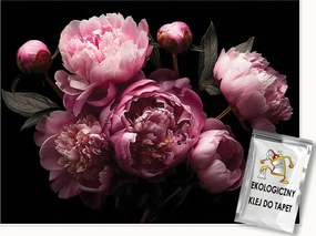 Fotótapéta Virágok Bazsarózsa Rózsaszín Hálószoba Nappali Tapéta Flizelina 400x280