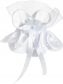 Gyertyadísz áldozás profit dekoráció nád villám fehér csipke