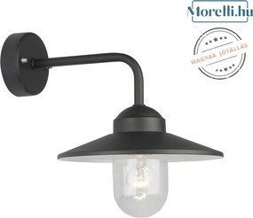 Kültéri Fali Lámpa fekete NORLYS 1920B