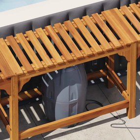 Jakuzzi Környezet Barna 230 x 230 cm Tömör Akácfa