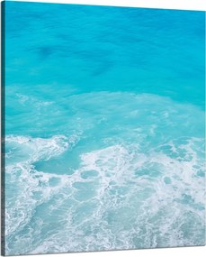 Vászonkép Hab a tengeren Hullámok Víz 80x100 cm Ideális ajándék