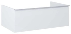 AREZZO design MONTEREY 80 cm-es alsószekrény 1 fiókkal Mf. fehér színben, szifonkivágás nélkül