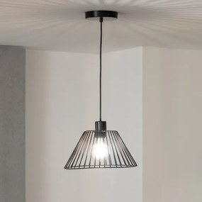 Brilagi - LED függőlámpa kábellel CERIA WIRE 1x E27/40W/230V, átmérő 30 cm, fekete