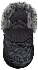 Luxus lábzsák szőrmével New Baby fekete