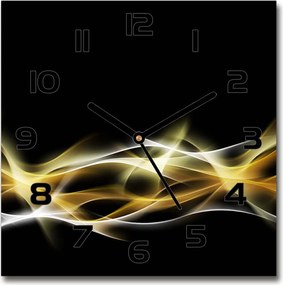 Üveg falióra Absztrakt fény 30x30