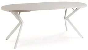 Bővíthető Étkezőasztal Kasmír/Fehér Színben. LUGO 90-190 cm