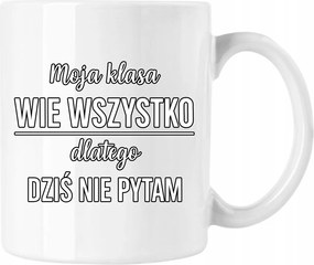 Bögre My Class Mindent Tud Fehér 330ml