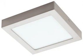 LED panel , 15.6W , falon kívüli , négyzet , dimmelhető , RGB , CCT , nikkel keret , EGLO , Connect , FUEVA-C , 96679
