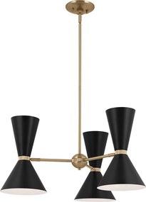 Kichler modern csillár phix barna fekete elskl-phix-3-cbb